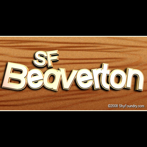 SF Beaverton SC font